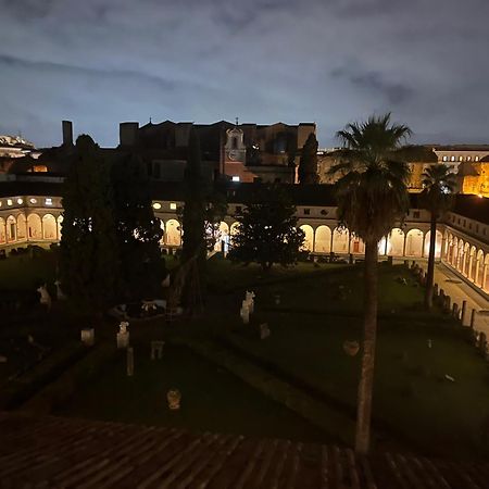 Camera X2 Con Magnifica Vista Sul Chiostro Di Michelangelo E Le Terme Di Diocleziano ローマ エクステリア 写真